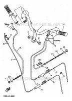 GUIDON ET CABLES pour Yamaha CW50 de 1994
