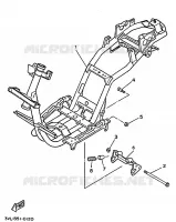 CADRE pour Yamaha CW50 de 1994