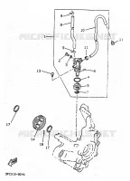 POMPE A HUILE pour Yamaha CW50 de 1994