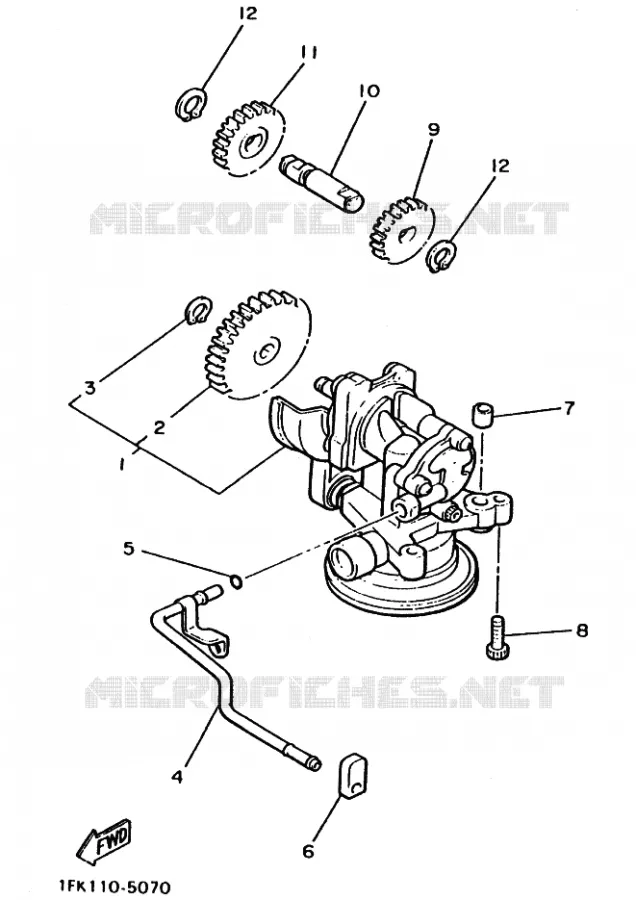 POMPE A HUILE Yamaha MOTO 1200 1994 VMAX  VMX12 VMX12F VMAX