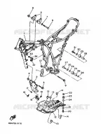 CADRE pour Yamaha TT600 de 1991