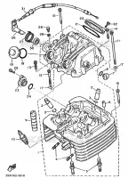 CULASSE pour Yamaha TT600 de 1991