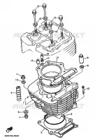 CYLINDRE pour Yamaha TT600 de 1991