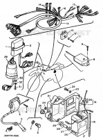 ELECTRIQUE 1 pour Yamaha TT600 de 1991