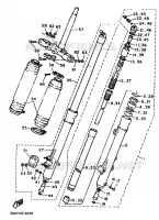FOURCHE pour Yamaha TT600 de 1991