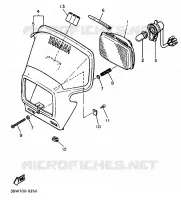 PHARE  pour Yamaha TT600 de 1991