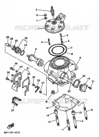CULASSE pour Yamaha WR250Z de 1991