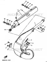 ECHAPPEMENT pour Yamaha WR250Z de 1991