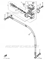 MAITRE CYLINDRE DE FREIN AVANT pour Yamaha TT600  de 1990