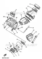 ADMISSION pour Yamaha TT350 de 1989