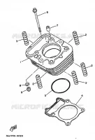 CYLINDRE pour Yamaha TT350 de 1989