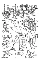 ELECTRIQUE 1 pour Yamaha TT350 de 1989