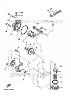 POMPE A HUILE pour Yamaha TT350 de 1989