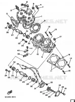 CYLINDRE pour Yamaha TDR240 de 1988