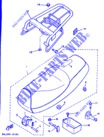 SELLE / PORTE BAGAGES pour Yamaha BOOSTER de 1990