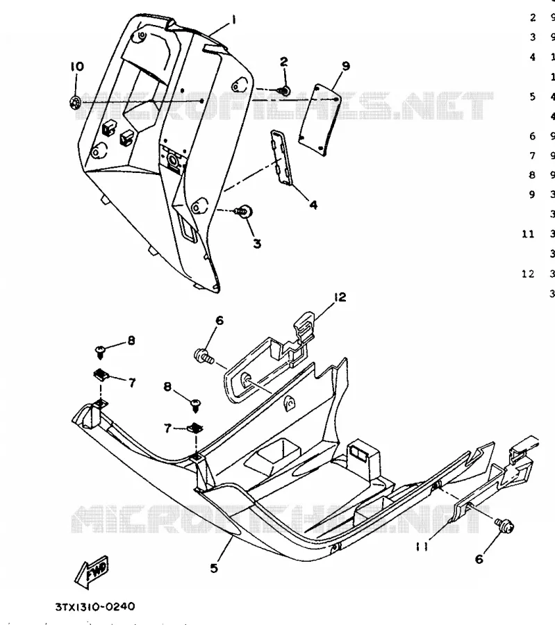 PROTEGE JAMBES Yamaha SCOOTER 50 1991 BOOSTER  CW50