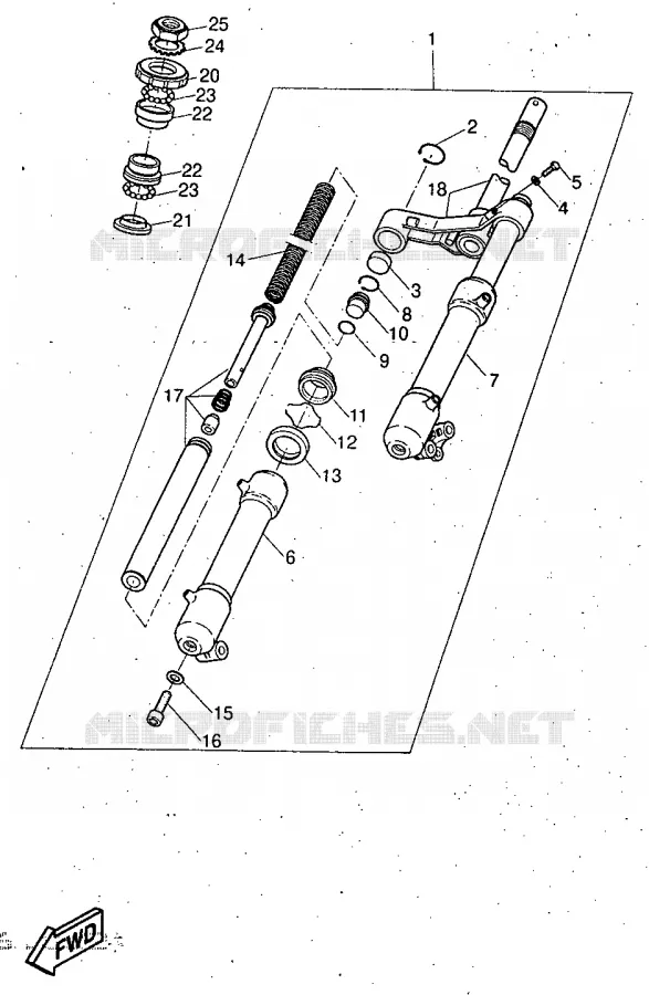 RESERVOIR A ESSENCE Yamaha SCOOTER 50 1998 BOOSTER  CW50