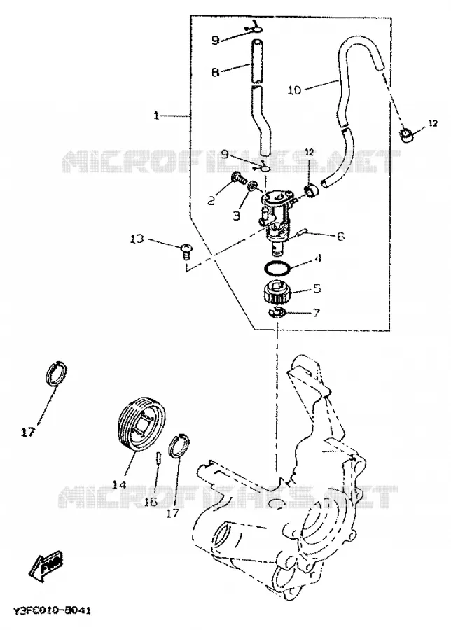 POMPE A HUILE Yamaha SCOOTER 50 1998 BOOSTER  CW50