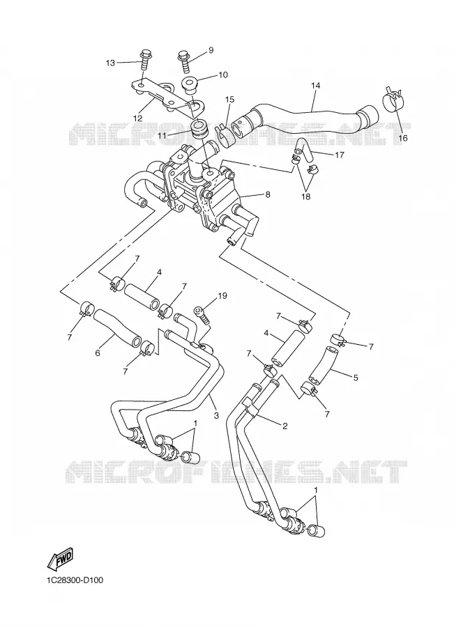 SYSTÈME D'ADMISSION D'AIR AIS Yamaha MOTO 1000 2005 FAZER  FZS1000S FAZER _