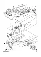 ECHAPPEMENT pour Yamaha XVS1100 de 2003