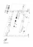 FOURCHE pour Yamaha BOOSTER SPIRIT de 2003