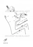 GUIDON ET CABLES pour Yamaha BOOSTER SPIRIT de 2003