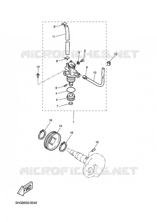 POMPE A HUILE Yamaha SCOOTER 50 2003 BOOSTER  CW50L