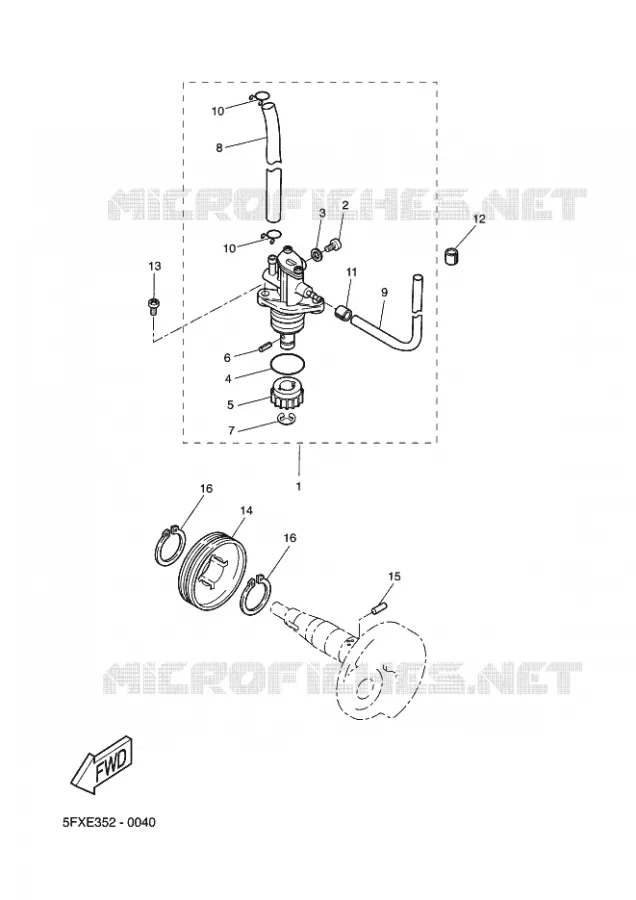 POMPE A HUILE Yamaha SCOOTER 50 2003 NEXT GENERATION  CW50RS NEXT GEN