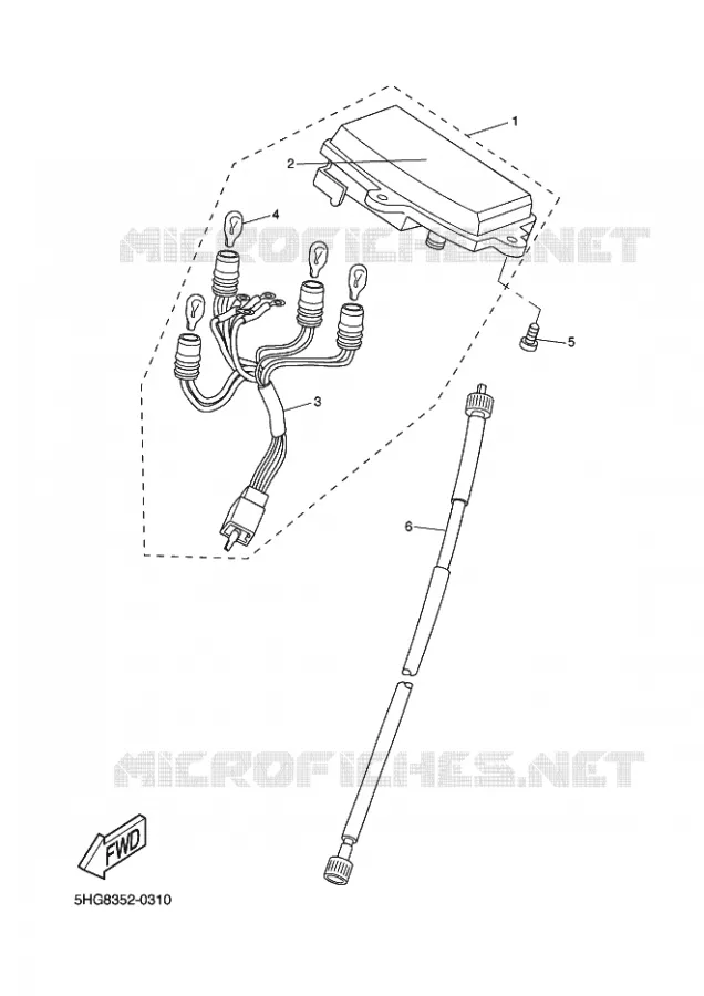 COMPTEUR  Yamaha SCOOTER 50 2002 BOOSTER  CW50