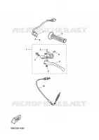 COMMODO / LEVIER pour Yamaha X-LIMIT SUPERMOTARD de 2002