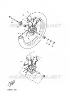 ROUE AVANT pour Yamaha X-LIMIT SUPERMOTARD de 2002