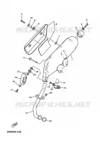 ECHAPPEMENT pour Yamaha YP125E de 2002