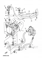 RADIATEUR / DURITES pour Yamaha YP125E de 2002