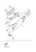 ECHAPPEMENT pour Yamaha YQ100 de 2002