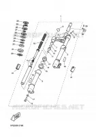 FOURCHE pour Yamaha YQ50  de 2002