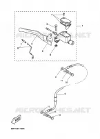 MAITRE CYLINDRE DE FREIN AVANT pour Yamaha YQ50  de 2002