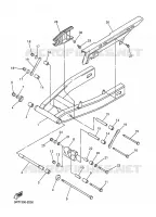 BRAS ARRIERE pour Yamaha FZS600 de 2002