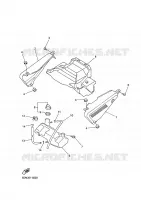 COUVERCLE LATERAL pour Yamaha FZS600 de 2002