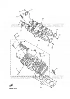 CULASSE pour Yamaha FZS600 de 2002