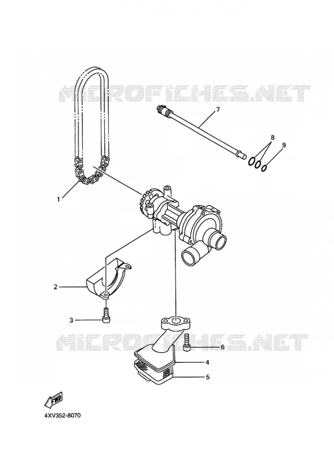 POMPE A HUILE Yamaha MOTO 1000 2002 R1  YZF-R1 R1
