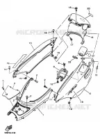 COUVERCLE LATERAL pour Yamaha YP125E de 2000