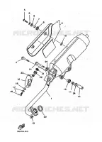 ECHAPPEMENT pour Yamaha YP125E de 2000