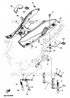 BEQUILLE / REPOSE PIEDS pour Yamaha YP125E de 2000