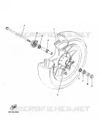 ROUE AVANT pour Yamaha YP125E de 2000