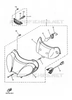 PHARE  pour Yamaha YP125E de 2000