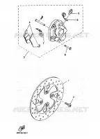 ETRIER DE FREIN AVANT pour Yamaha YP125E de 2000