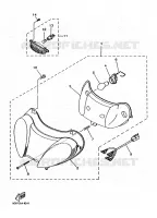 PHARE  pour Yamaha YP125E de 2000