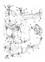RADIATEUR / DURITES pour Yamaha YP125E de 2000