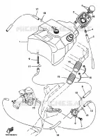 RESERVOIR A ESSENCE pour Yamaha YP125E de 2000