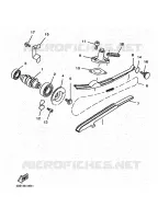 ARBRE A CAMES / CHAINE DE DISTRIBUTION pour Yamaha YP125E de 2000